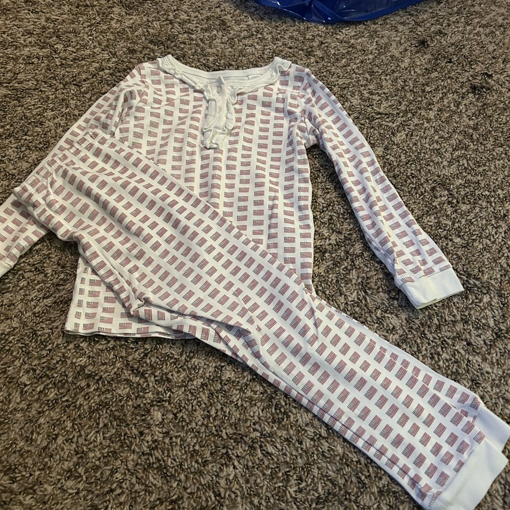 Lila & Hayes Flag Pajamas